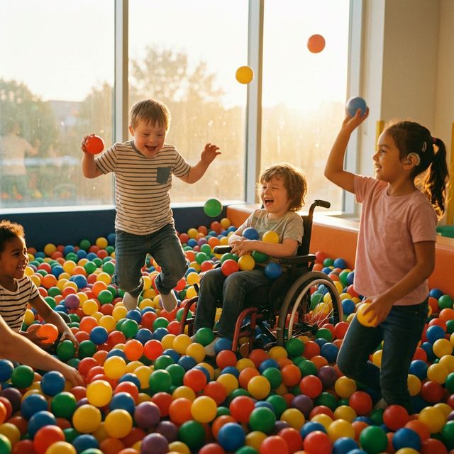Kids in Ball Pit